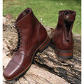 Secchiari Ankle Boots with Laces - Chestnut BrownRiding BootsChestnut Brown / 11UK/46The Yard