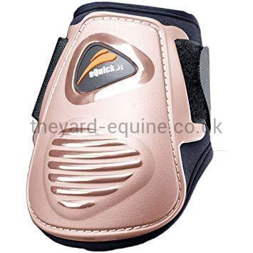 eQuick eLight Tendon Boots-Young Horse Boots-eQuick-Small-Black-Front-The Yard