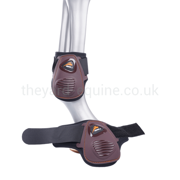 eQuick eLight Tendon Boots-Young Horse Boots-eQuick-Small-Brown-Hind-The Yard