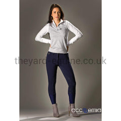 Accademia Italiana Women's Master Class Power Grip Breeches - Navy-Breeches-Accademia Italiana-UK8-Navy-The Yard