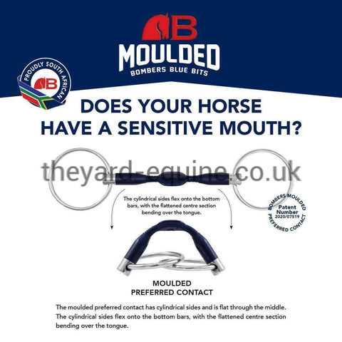 Bombers Bit - Moulded Mullen Preferred Contact Classic Dee-Bits-Bombers Bits-115mm-Moulded Mullen Preferred Contact-Classic Dee-The Yard