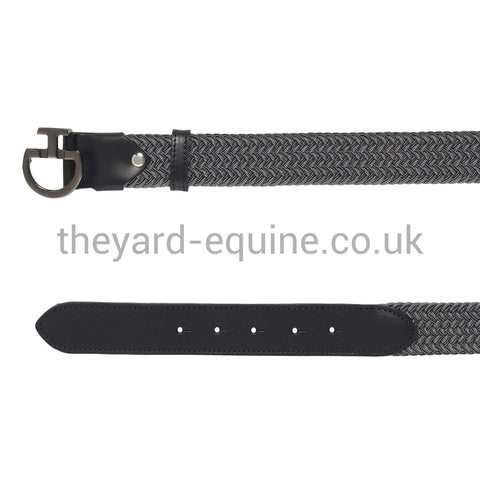 Cavalleria Toscana Belt - Elastic Belt CT Clasp-Belts-CT-Small-Grey/Black-The Yard