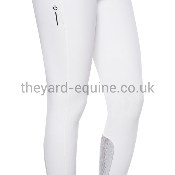 Cavalleria Toscana Breeches - CT RS Breeches Knee Grip WHITE-Breeches-CT-UK4/IT36-White-The Yard