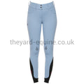 Cavalleria Toscana Breeches - CT Team Red Stripe High Waist Knee Grip BABY BLUE-Breeches-CT-UK4/IT36-Baby Blue-The Yard