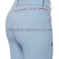 Cavalleria Toscana Breeches - CT Team Red Stripe High Waist Knee Grip BABY BLUE-Breeches-CT-UK4/IT36-Baby Blue-The Yard