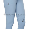 Cavalleria Toscana Breeches - CT Team Red Stripe High Waist Knee Grip BABY BLUE-Breeches-CT-UK4/IT36-Baby Blue-The Yard