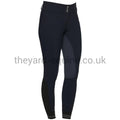 Cavalleria Toscana Breeches - High Waist Full suede seat NAVY-Breeches-CT-UK4/IT36-Navy-The Yard