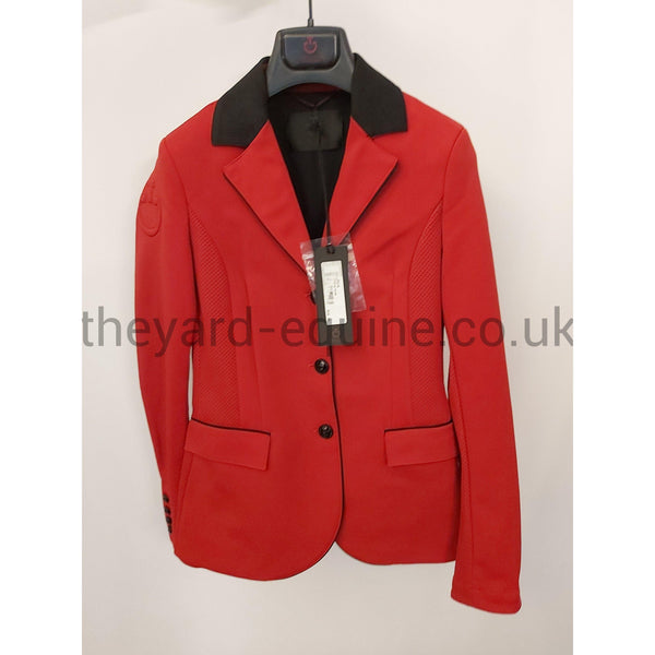 Cavalleria Toscana Competition Jacket - GP Perforated Red-Competition Jackets-CT-UK6/IT38-Red-The Yard