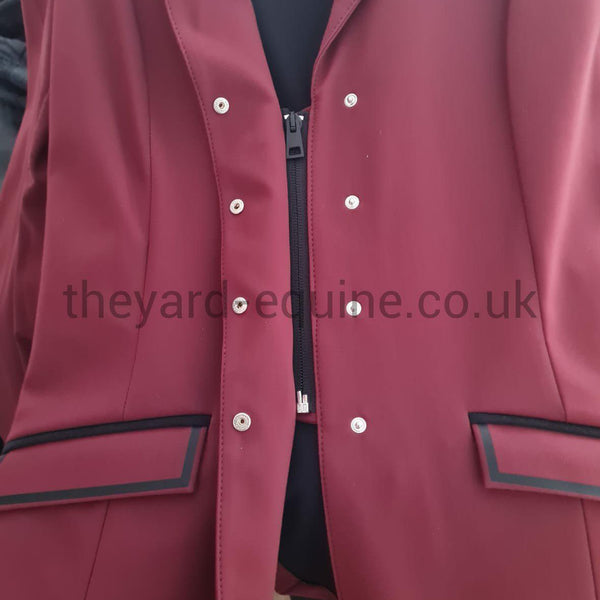 Cavalleria Toscana Competition Jacket - Tech Knit Zip Lightweight Burgundy-Competition Jackets-CT-UK4 / IT36-Burgundy-The Yard