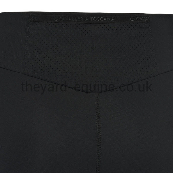 Cavalleria Toscana Leggings - R-EVO Comfort Stretch High Waist Knee Grip Riding Leggings Black-Riding Leggings-CT-UK4 / IT36-Black-The Yard