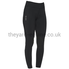 Cavalleria Toscana Leggings - R-EVO Comfort Stretch High Waist Knee Grip Riding Leggings Black-Riding Leggings-CT-UK4 / IT36-Black-The Yard