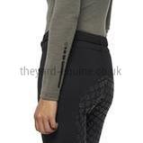 Cavalleria Toscana Training Top - Tech Wool CT Laser Cut Zip L/S Training Polo Grey-Training Top-CT-XS-Grey-The Yard