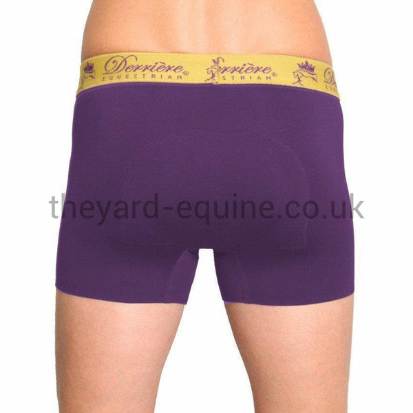 Derriere Equestrian men's padded performance shorty-Underwear-Derriere Equestrian-White-Small-The Yard