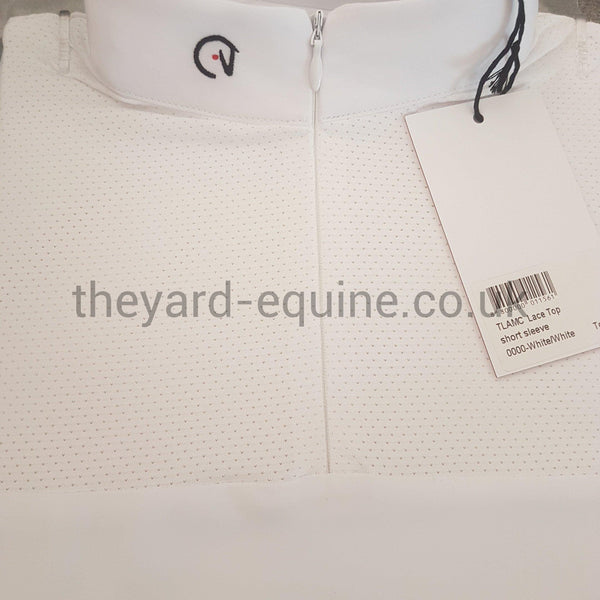 EGO7 Short Sleeve Competition Shirt - Lace-Show Shirt-Ego7-UK6/IT38-White/White-The Yard