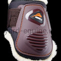 EQuick eLight Fluffy Tendon Boots-Young Horse Boots-eQuick-Small-Black-Front-The Yard