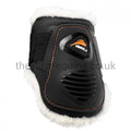 EQuick eLight Fluffy Tendon Boots-Young Horse Boots-eQuick-Small-Black-Front-The Yard
