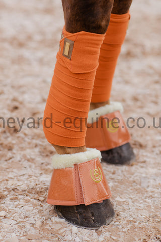 Equestrian Stockholm Bell Boots - Bronze Gold-Brushing Boots-Equestrian Stockholm-Small-Bronze Gold-The Yard