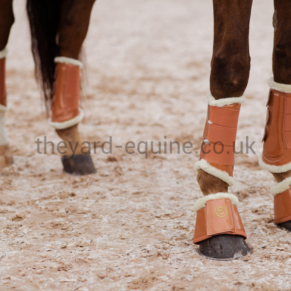 Equestrian Stockholm Bell Boots - Bronze Gold-Brushing Boots-Equestrian Stockholm-Small-Bronze Gold-The Yard