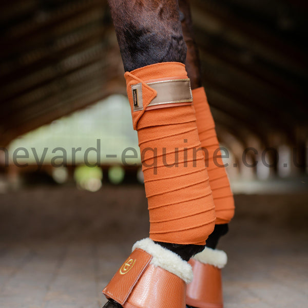 Equestrian Stockholm Bell Boots - Bronze Gold-Brushing Boots-Equestrian Stockholm-Small-Bronze Gold-The Yard