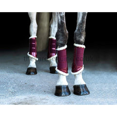 Equestrian Stockholm Brushing Boots - Bordeaux-Brushing Boots-Equestrian Stockholm-Small-Bordeaux-O/S-The Yard