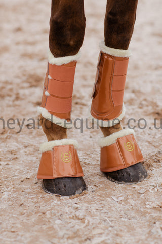 Equestrian Stockholm Brushing Boots - Bronze Gold-Brushing Boots-Equestrian Stockholm-Small-Bronze Gold-The Yard