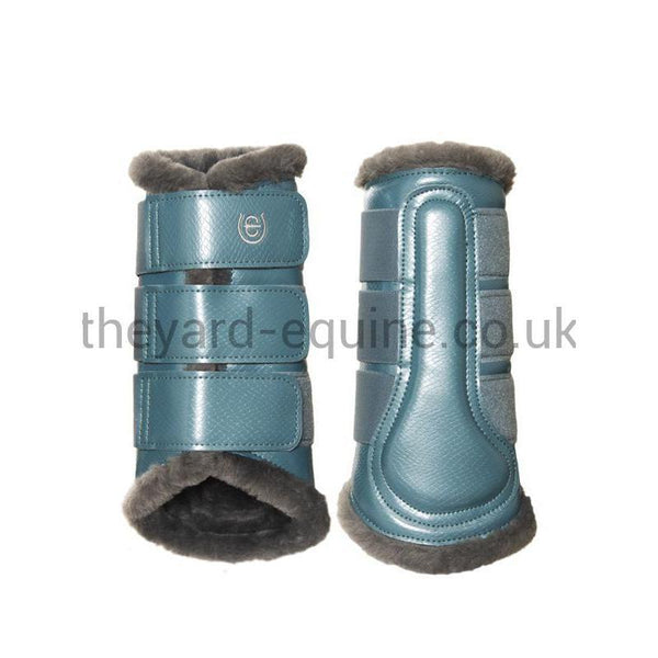 Equestrian Stockholm Brushing Boots - Steel Blue-Brushing Boots-Equestrian Stockholm-Small-Steel Blue-O/S-The Yard
