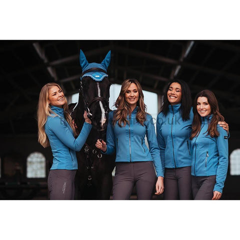 Equestrian Stockholm Fleece Jacket - Parisian Blue-Fleece Jacket-Equestrian Stockholm-XS-Parisian Blue-The Yard