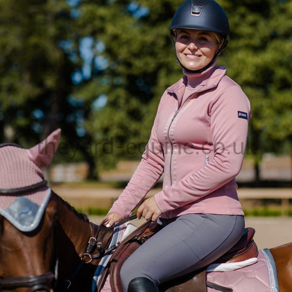 Equestrian Stockholm Fleece Jacket - Pink-Fleece Jacket-Equestrian Stockholm-XS-Pink-The Yard