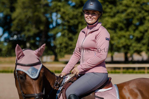 Equestrian Stockholm Fleece Jacket - Pink-Fleece Jacket-Equestrian Stockholm-XS-Pink-The Yard