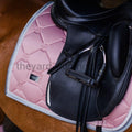 Equestrian Stockholm Saddlecloth - Crystal Pink Dressage-Saddlecloths-Equestrian Stockholm-Full-Dressage-Crystal Pink-The Yard