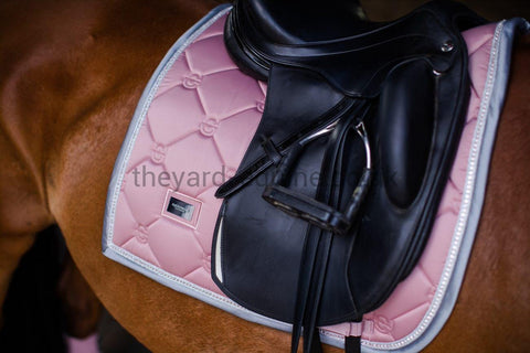 Equestrian Stockholm Saddlecloth - Crystal Pink Dressage-Saddlecloths-Equestrian Stockholm-Full-Dressage-Crystal Pink-The Yard