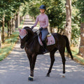 Equestrian Stockholm Saddlecloth - Crystal Pink Jump-Saddlecloths-Equestrian Stockholm-Full-Jump-Crystal Pink-The Yard