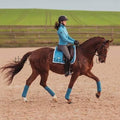 Equestrian Stockholm Saddlecloth - Parisian Blue Dressage-Saddlecloths-Equestrian Stockholm-Full-Dressage-Parisian Blue-The Yard