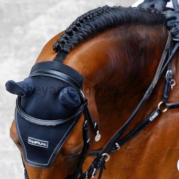 Equifit Ear Net - Ear Bonnet-Ear Veil-Equifit-Full-Black-The Yard