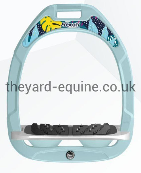 Flex On Green Composite Stirrups In Stock LIMITED EDITION SUMMER 21-Stirrups-Flex On-LIMITED EDITION pink/grey/pink-The Yard