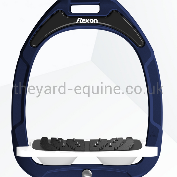 Flex On Green Composite Stirrups In Stock-Stirrups-Flex On-Black/ White/ Grey-The Yard