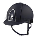 KEP Cromo 2 Textile Blue/Swarovski Frame Riding Helmet-Helmet-KEP-51cm/6 3/8 Inches-Blue-The Yard
