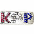 KEP - Crystal Badge-Helmet Accessory-KEP-Red/White/Red-Silver-The Yard