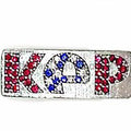 KEP - Crystal Badge-Helmet Accessory-KEP-Red/White/Red-Silver-The Yard