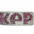 KEP - Crystal Badge-Helmet Accessory-KEP-Red/White/Red-Silver-The Yard