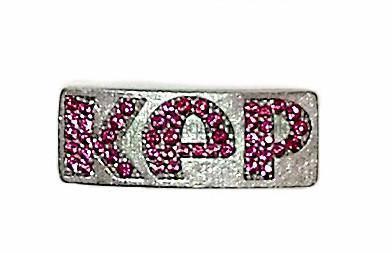 KEP - Crystal Badge-Helmet Accessory-KEP-Red/White/Red-Silver-The Yard
