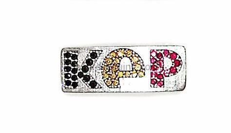 KEP - Crystal Badge-Helmet Accessory-KEP-Red/White/Red-Silver-The Yard