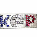 KEP - Crystal Badge-Helmet Accessory-KEP-Blue/White/Red-Silver-The Yard