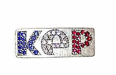 KEP - Crystal Badge-Helmet Accessory-KEP-Blue/White/Red-Silver-The Yard