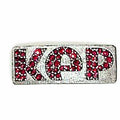 KEP - Crystal Badge-Helmet Accessory-KEP-Red/Red/Red-Silver-The Yard