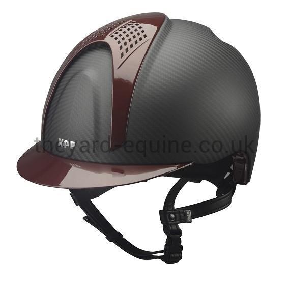 KEP Helmet - E-Light Matt 2 Inserts Bordeaux-Helmet-KEP-51cm/6 3/8 Inches-Black-The Yard