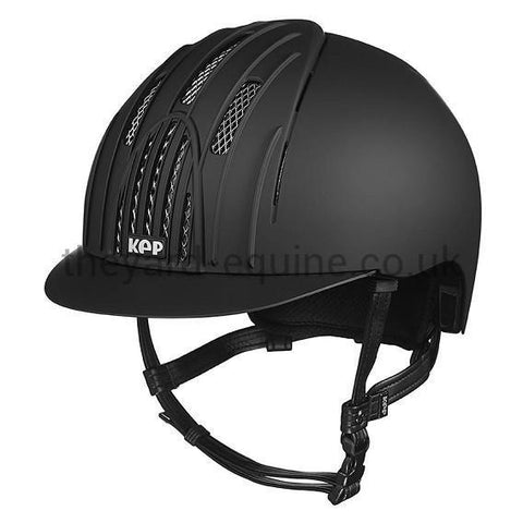 KEP Helmet - Fast Black with Chrome Grills-Helmet-KEP-51cm/6 3/8 Inches-Black-The Yard