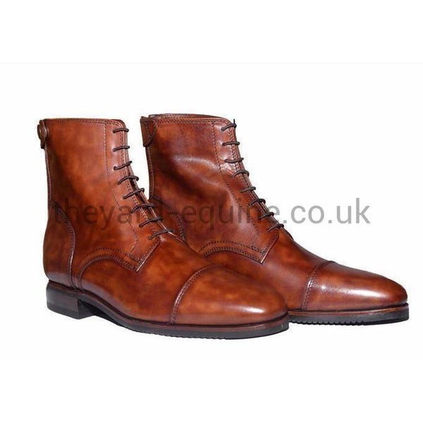 Secchiari Ankle Boots - Antique Brown-Riding Boots-Secchiari-Antique Brown-7UK/40-The Yard