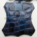 Secchiari Belt - Croc (Various Colours)-Belts-Secchiari-70cms-Blue-The Yard