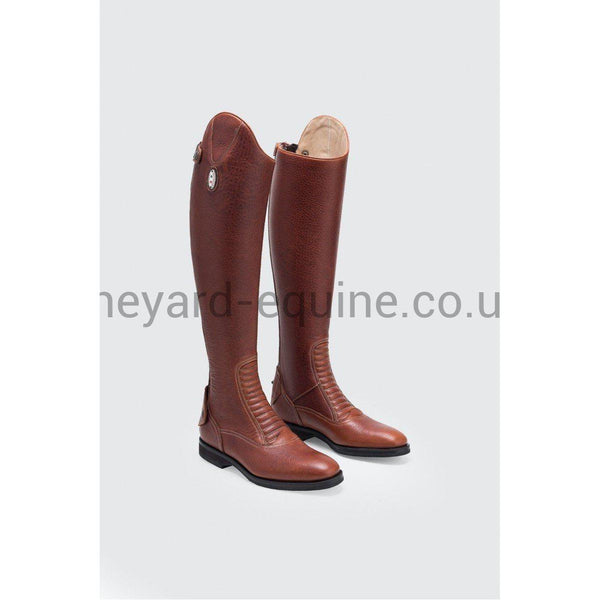 Secchiari Boots - Artemide GP Tan Cotto-Ladies Riding Boots Standard Elastic Panel-Secchiari-The Yard